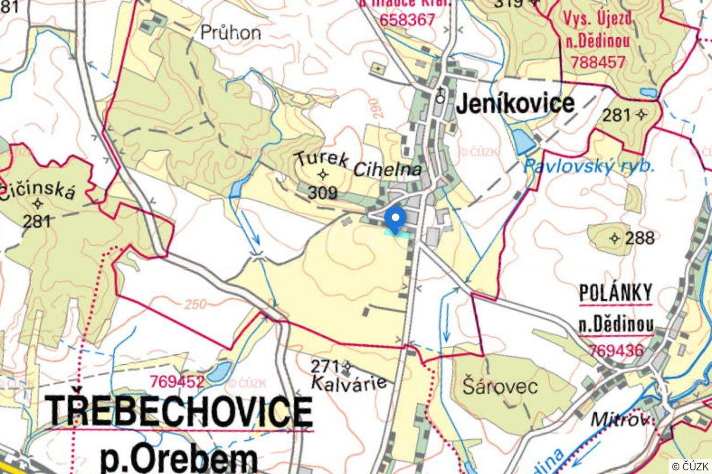 Prodej pozemku 7.866 m², Jeníkovice, Královéhradecký kraj