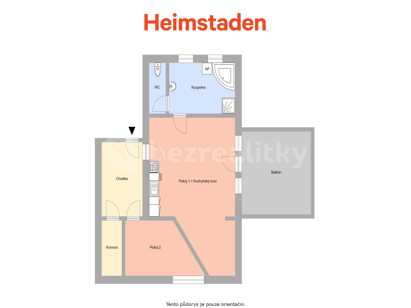 Pronájem bytu 2+kk 75 m², Československé armády, Ostrava, Moravskoslezský kraj