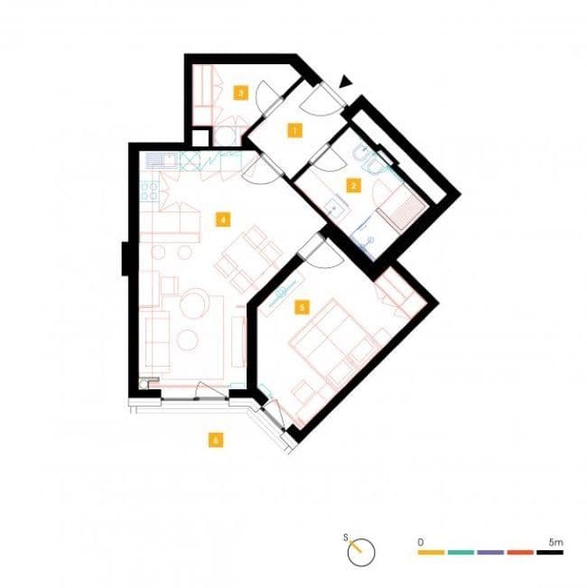 Pronájem bytu 2+kk 65 m², Mukařovského, Praha, Praha Pronájem bytu 2+kk 65 m², Mukařovského, Praha, Praha