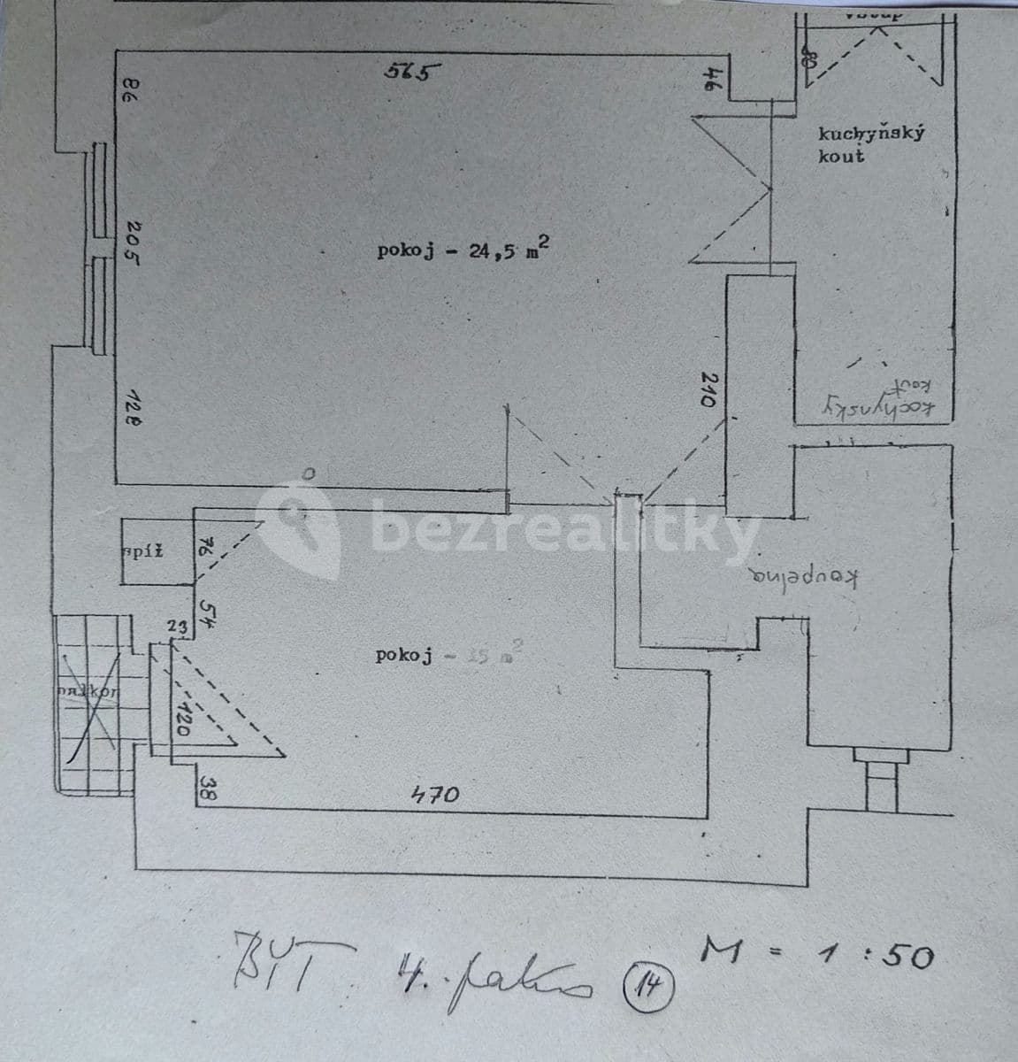 Pronájem bytu 2+kk 55 m², Preslova, Praha, Praha Pronájem bytu 2+kk 55 m², Preslova, Praha, Praha