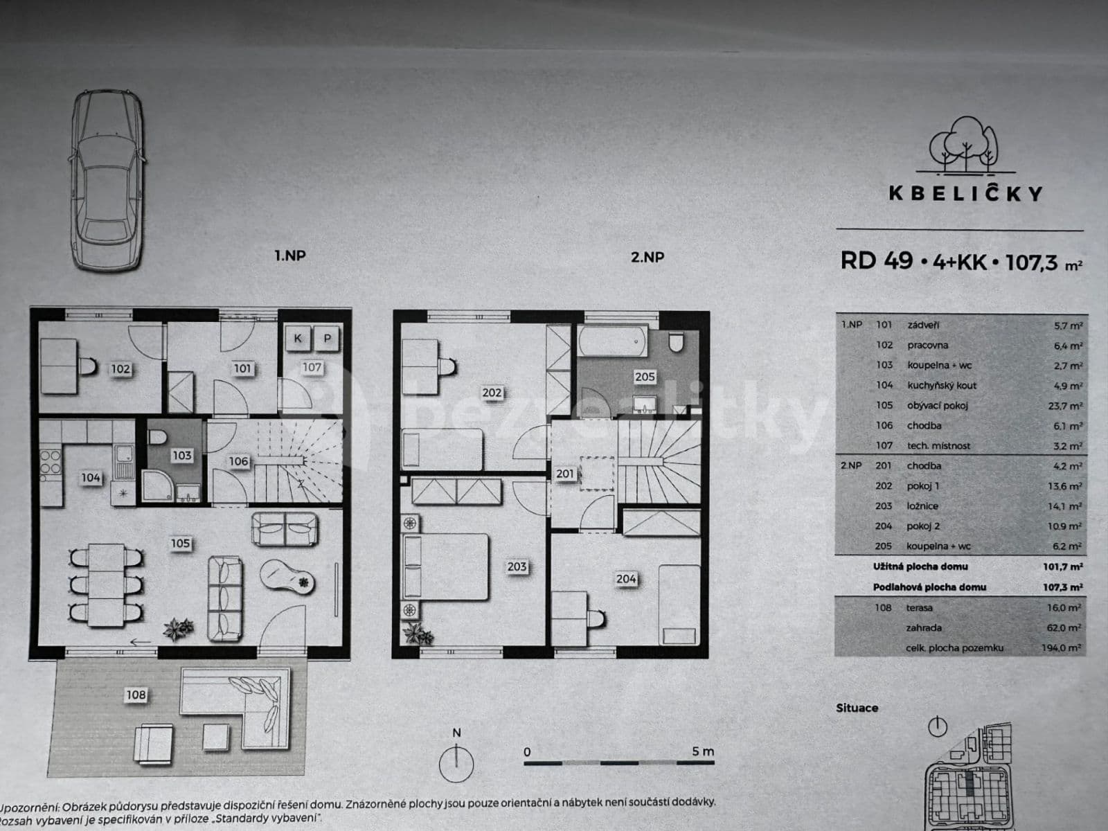 Pronájem domu 107 m², pozemek 189 m², Hůlkova, Praha, Praha Pronájem domu 107 m², pozemek 189 m², Hůlkova, Praha, Praha