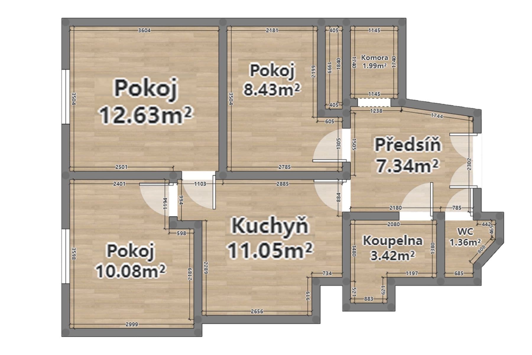 Pronájem bytu 3+1 57 m², Prokopova, Plzeň, Plzeňský kraj Pronájem bytu 3+1 57 m², Prokopova, Plzeň, Plzeňský kraj