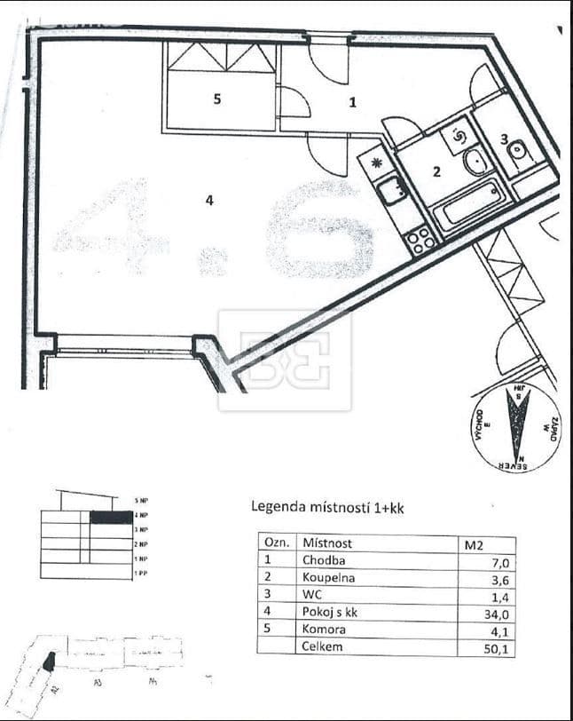 Pronájem bytu 1+kk 50 m², Klášterní Dvůr, Rajhrad, Jihomoravský kraj Pronájem bytu 1+kk 50 m², Klášterní Dvůr, Rajhrad, Jihomoravský kraj