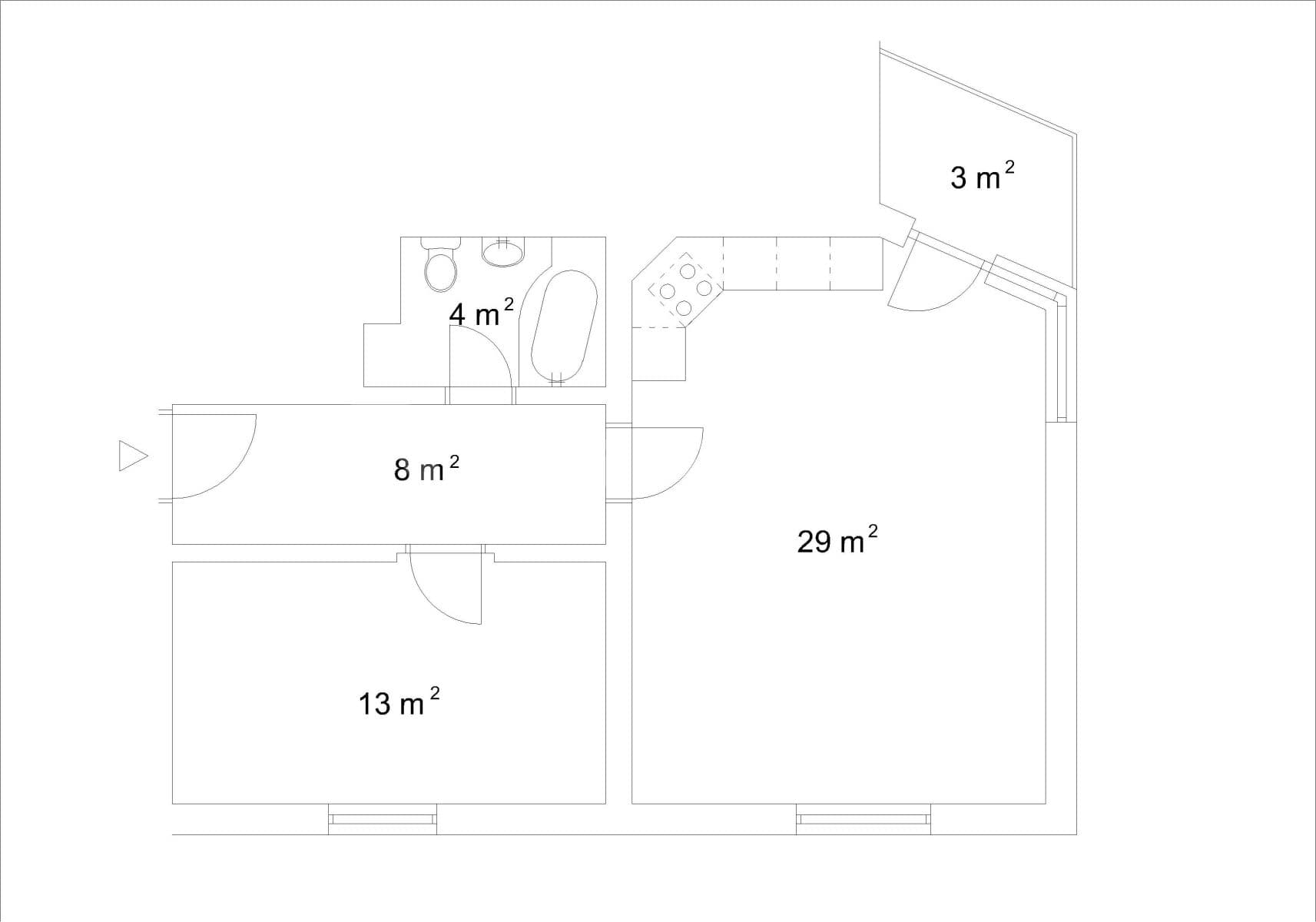 Pronájem bytu 2+kk 57 m², Okrová, Náchod, Královéhradecký kraj Pronájem bytu 2+kk 57 m², Okrová, Náchod, Královéhradecký kraj