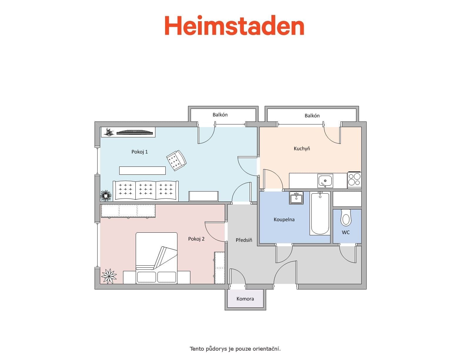 Pronájem bytu 2+1 56 m², Kosmonautů, Havířov, Moravskoslezský kraj Pronájem bytu 2+1 56 m², Kosmonautů, Havířov, Moravskoslezský kraj