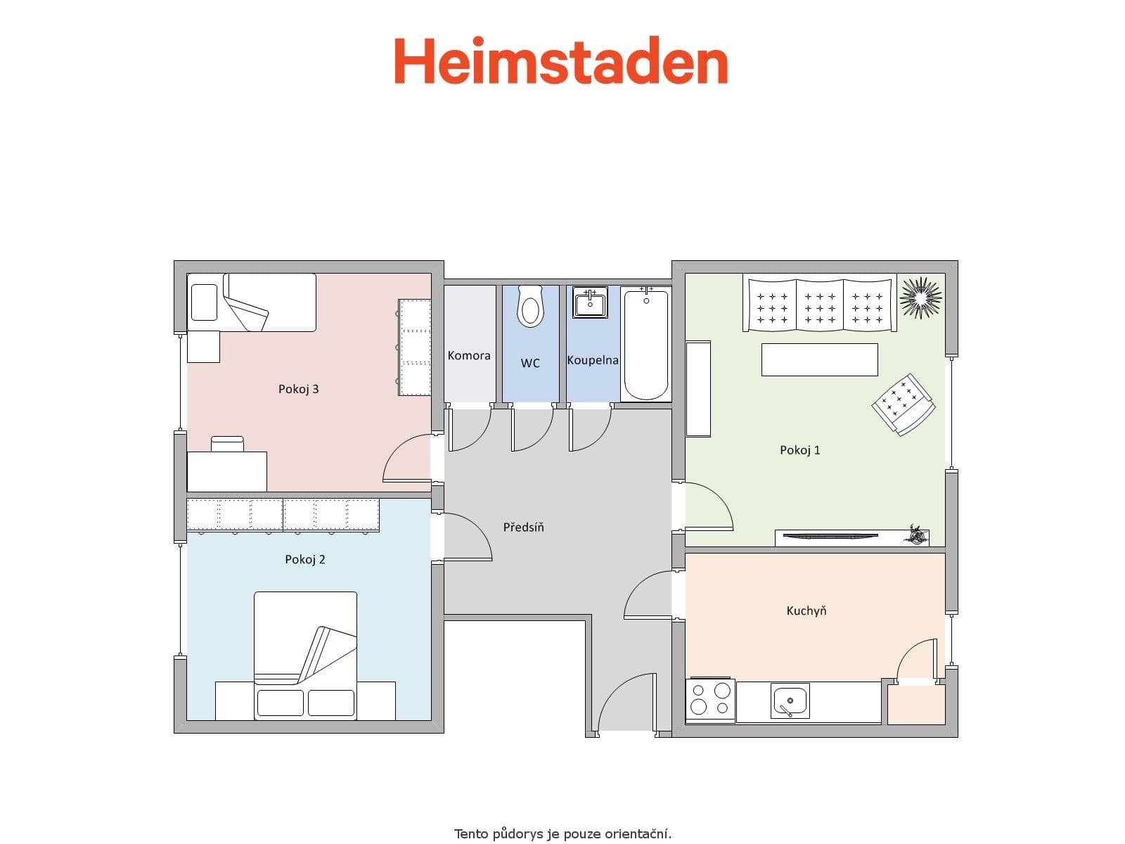 Pronájem bytu 3+1 72 m², Vardasova, Havířov, Moravskoslezský kraj Pronájem bytu 3+1 72 m², Vardasova, Havířov, Moravskoslezský kraj