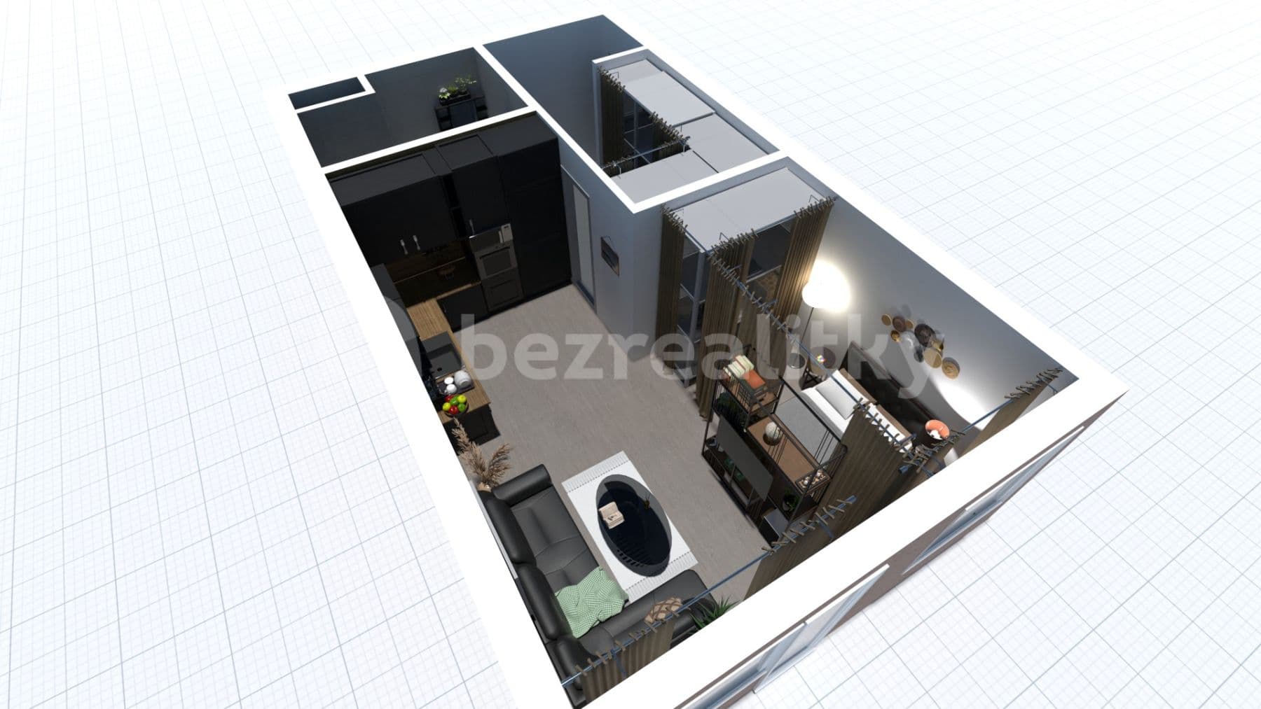 Pronájem bytu 2+kk 43 m², Thomasova, Praha, Praha Pronájem bytu 2+kk 43 m², Thomasova, Praha, Praha