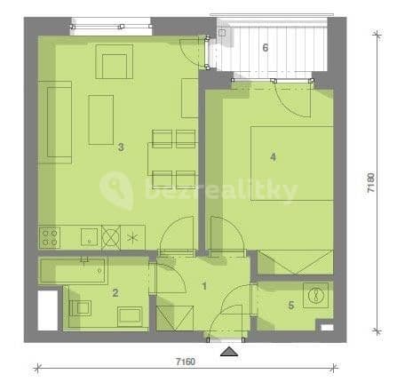 Pronájem bytu 2+kk 52 m², Oty Bubeníčka, Praha, Praha Pronájem bytu 2+kk 52 m², Oty Bubeníčka, Praha, Praha