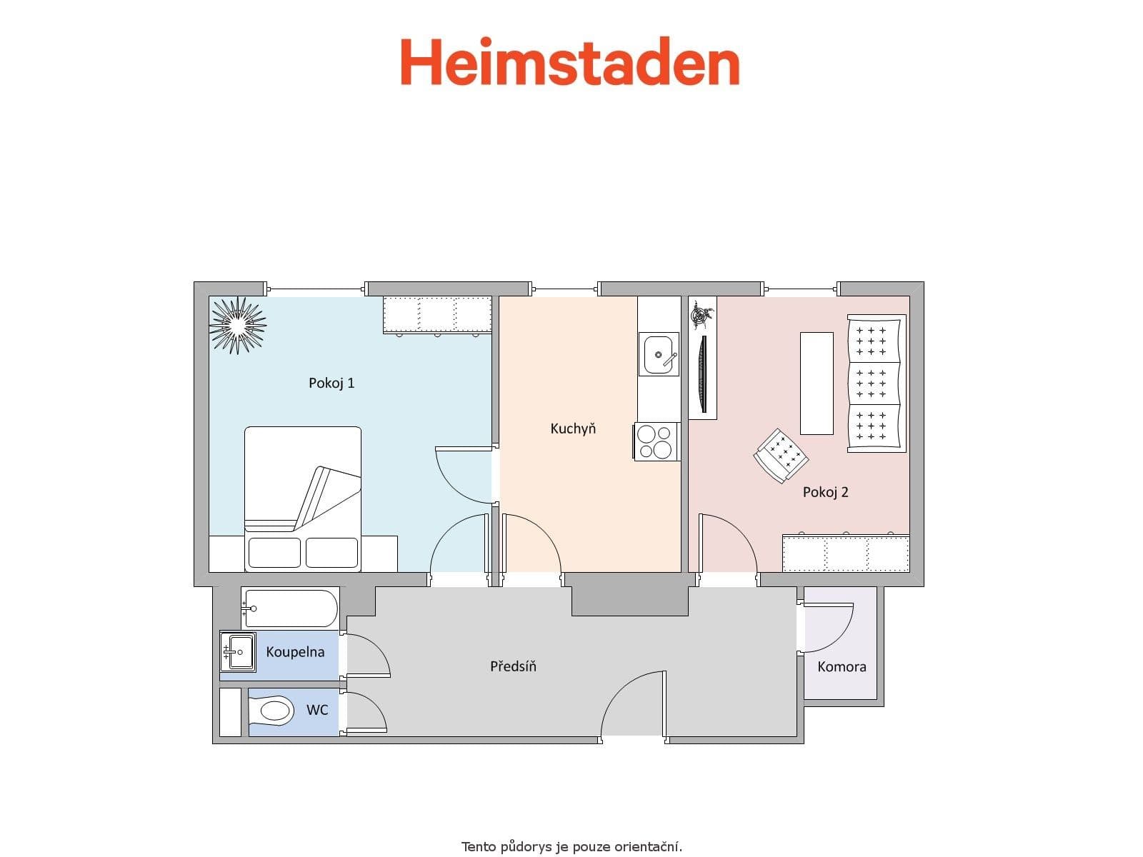 Pronájem bytu 2+1 61 m², Gorkého, Havířov, Moravskoslezský kraj Pronájem bytu 2+1 61 m², Gorkého, Havířov, Moravskoslezský kraj