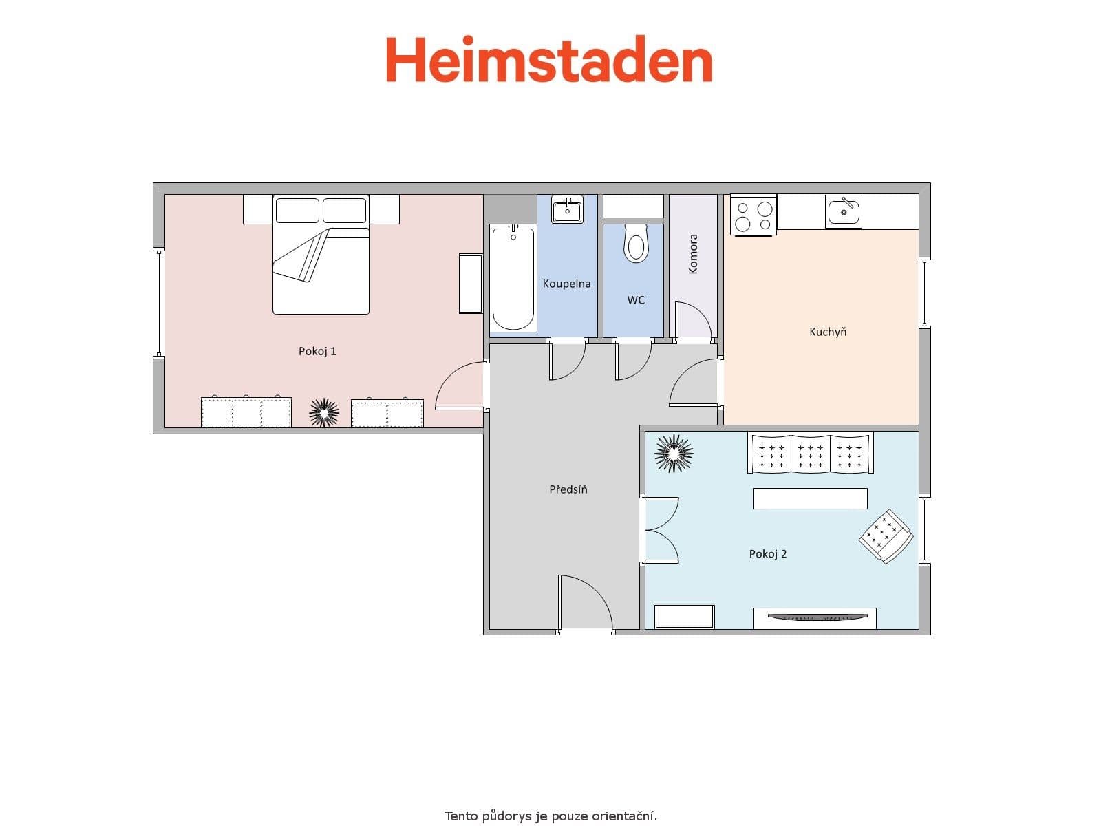 Pronájem bytu 2+1 54 m², Pavlovova, Havířov, Moravskoslezský kraj Pronájem bytu 2+1 54 m², Pavlovova, Havířov, Moravskoslezský kraj
