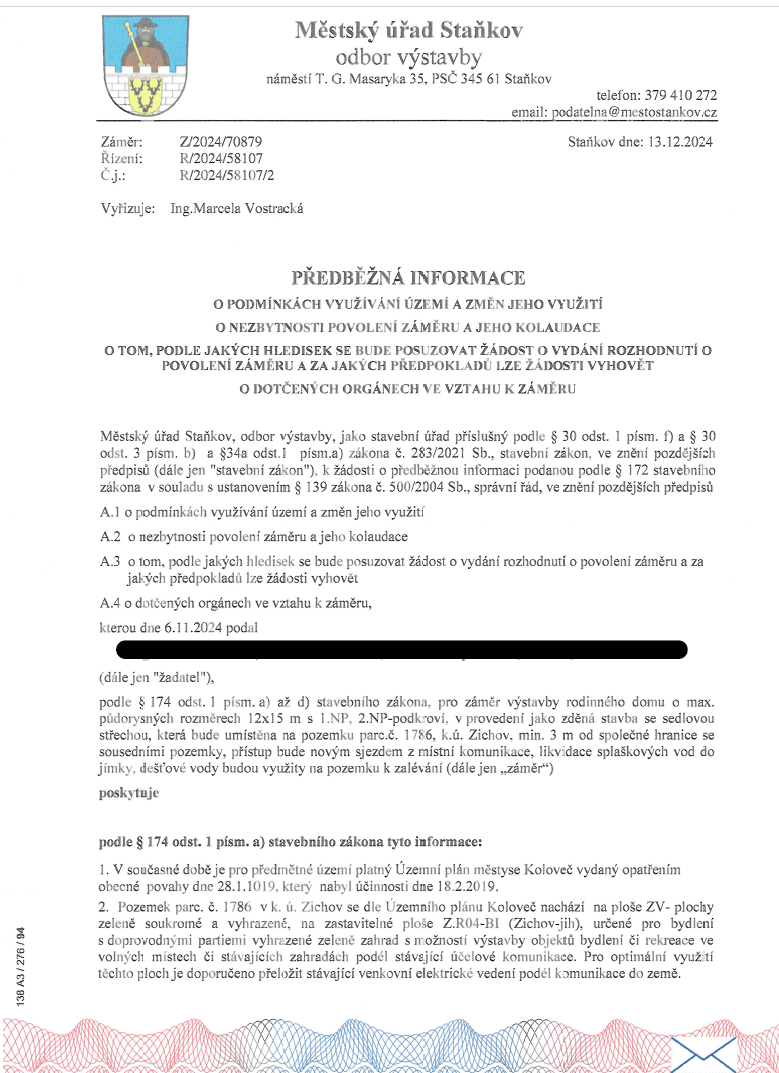 Prodej pozemku 1.161 m², Koloveč, Plzeňský kraj Prodej pozemku 1.161 m², Koloveč, Plzeňský kraj