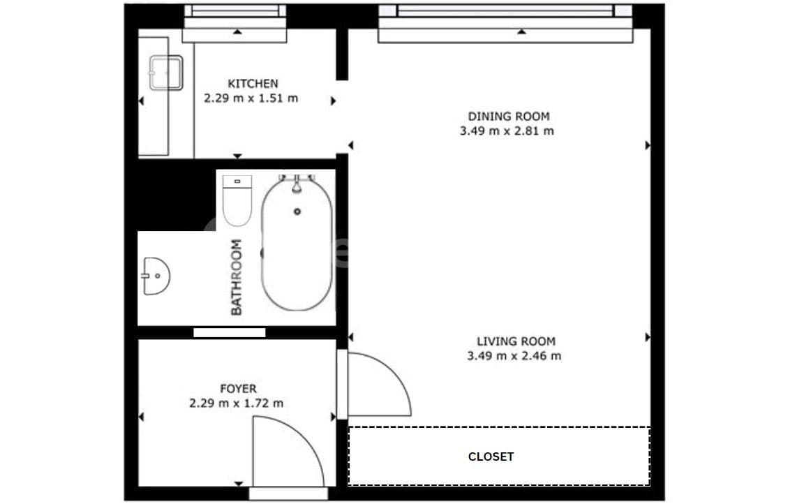 Pronájem bytu 1+kk 32 m², Benkova, Praha, Praha Pronájem bytu 1+kk 32 m², Benkova, Praha, Praha