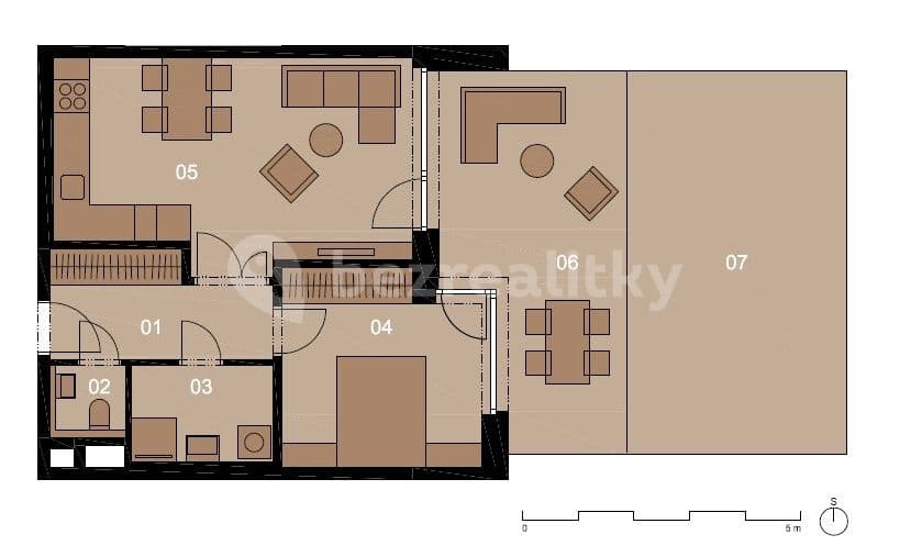Pronájem bytu 2+kk 53 m², Armády, Praha, Praha Pronájem bytu 2+kk 53 m², Armády, Praha, Praha