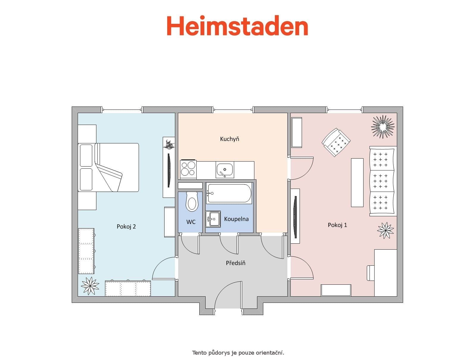 Pronájem bytu 2+1 48 m², Jana Žižky, Havířov, Moravskoslezský kraj Pronájem bytu 2+1 48 m², Jana Žižky, Havířov, Moravskoslezský kraj