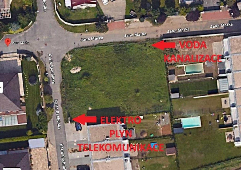 Prodej pozemku 855 m², Jana Marka, Praha, Praha Prodej pozemku 855 m², Jana Marka, Praha, Praha