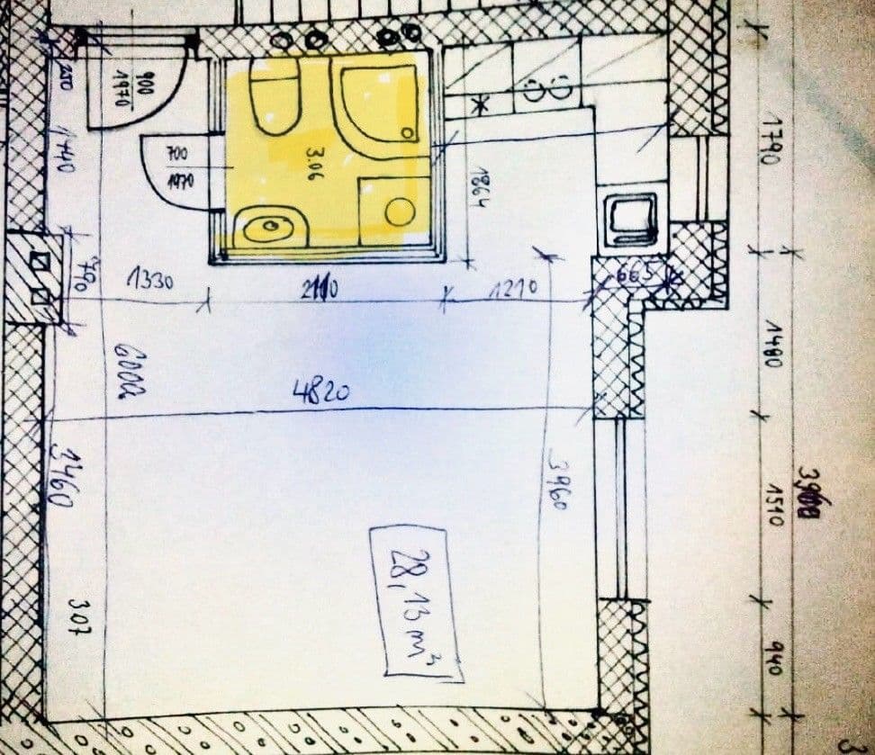 Pronájem bytu 1+kk 28 m², Kašparova, Pardubice, Pardubický kraj Pronájem bytu 1+kk 28 m², Kašparova, Pardubice, Pardubický kraj