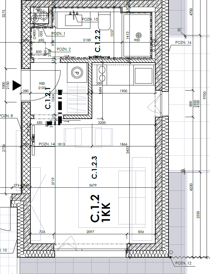 Pronájem bytu 1+kk 26 m², U benaru, Slaný, Středočeský kraj Pronájem bytu 1+kk 26 m², U benaru, Slaný, Středočeský kraj