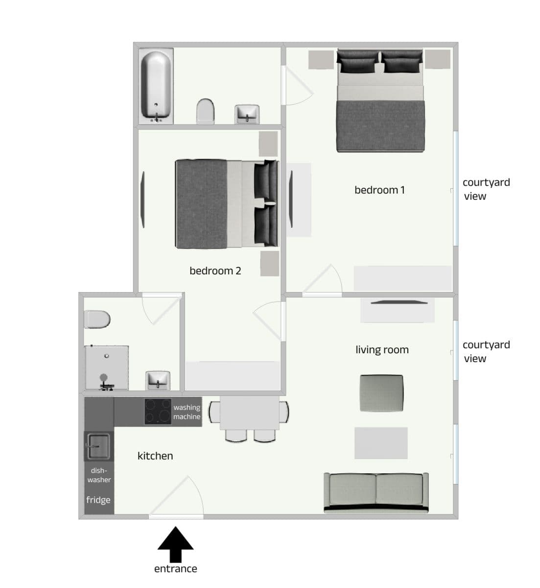 Pronájem bytu 62 m², Dlouhá, Praha, Praha Pronájem bytu 62 m², Dlouhá, Praha, Praha
