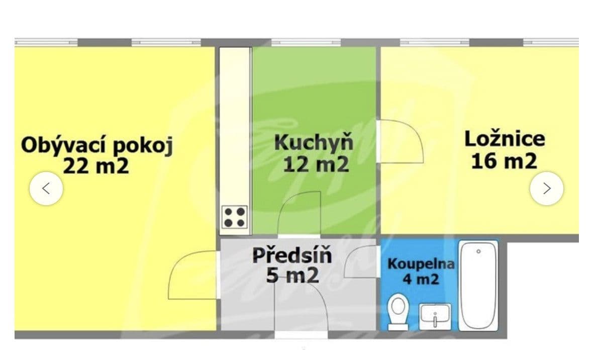 Pronájem bytu 62 m², Stárkova, Praha, Praha Pronájem bytu 62 m², Stárkova, Praha, Praha