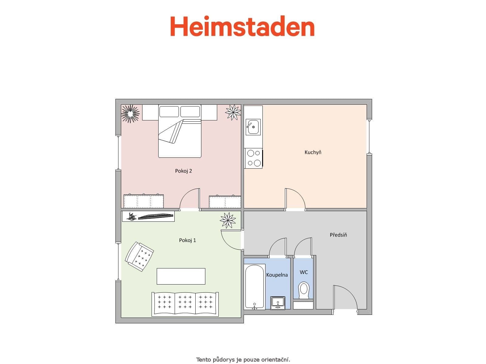 Pronájem bytu 2+1 56 m², Stavbařská, Havířov, Moravskoslezský kraj Pronájem bytu 2+1 56 m², Stavbařská, Havířov, Moravskoslezský kraj