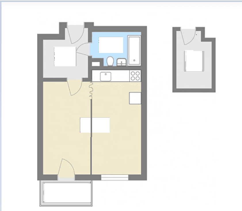 Prodej bytu 1+1 43 m², Nad Přehradou, Praha, Praha Prodej bytu 1+1 43 m², Nad Přehradou, Praha, Praha