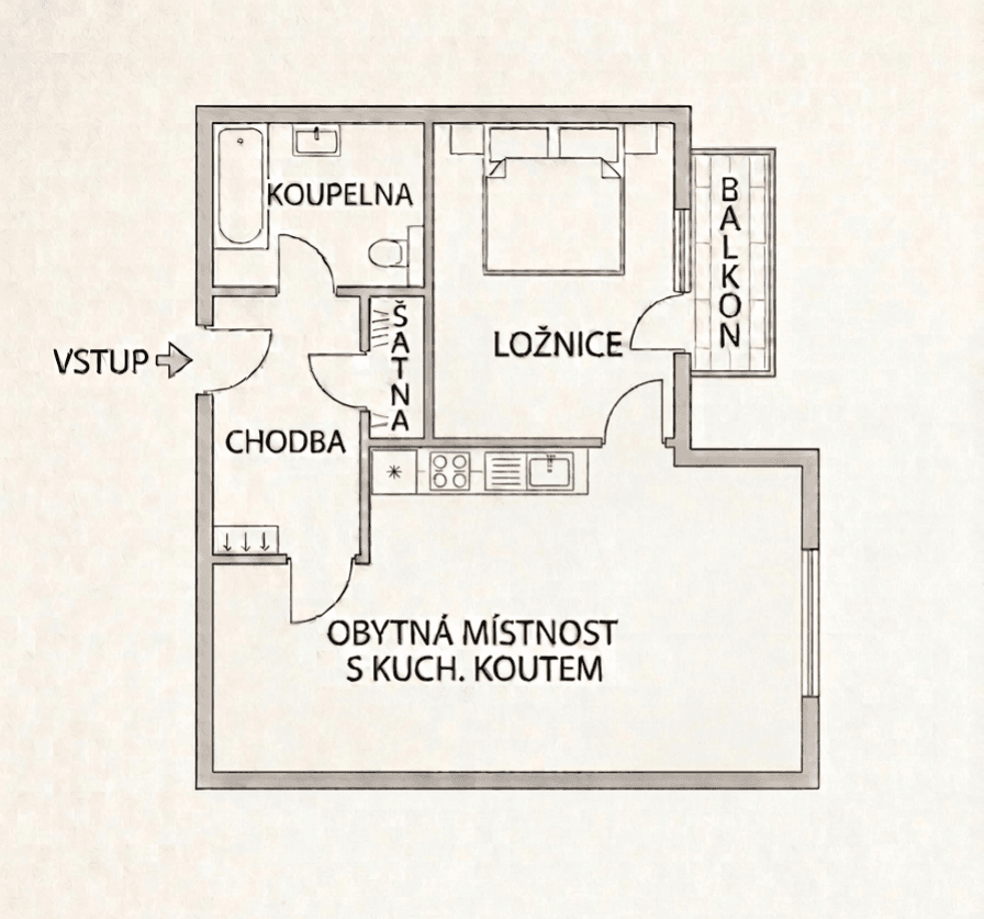 Prodej bytu 2+kk 52 m², Lavického, Třebíč, Kraj Vysočina Prodej bytu 2+kk 52 m², Lavického, Třebíč, Kraj Vysočina
