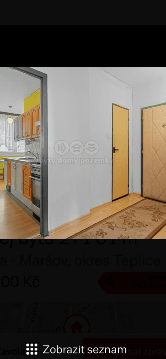 Pronájem bytu 2+1 65 m², Krupka, Ústecký kraj Pronájem bytu 2+1 65 m², Krupka, Ústecký kraj