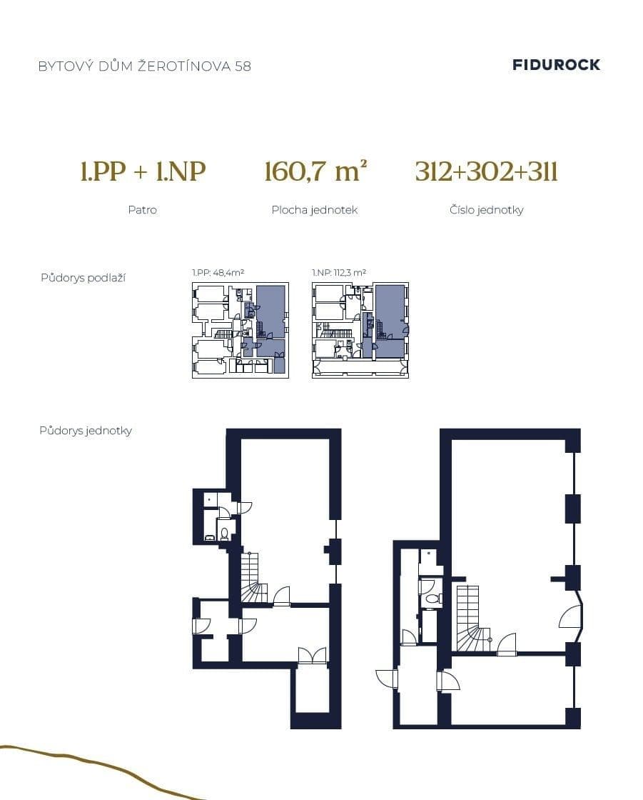 Prodej nebytového prostoru 141 m², Žerotínova, Praha, Praha Prodej nebytového prostoru 141 m², Žerotínova, Praha, Praha