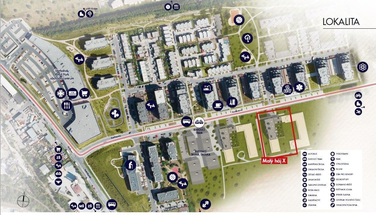 Pronájem bytu 2+kk 62 m², Kardausova, Praha, Praha Pronájem bytu 2+kk 62 m², Kardausova, Praha, Praha