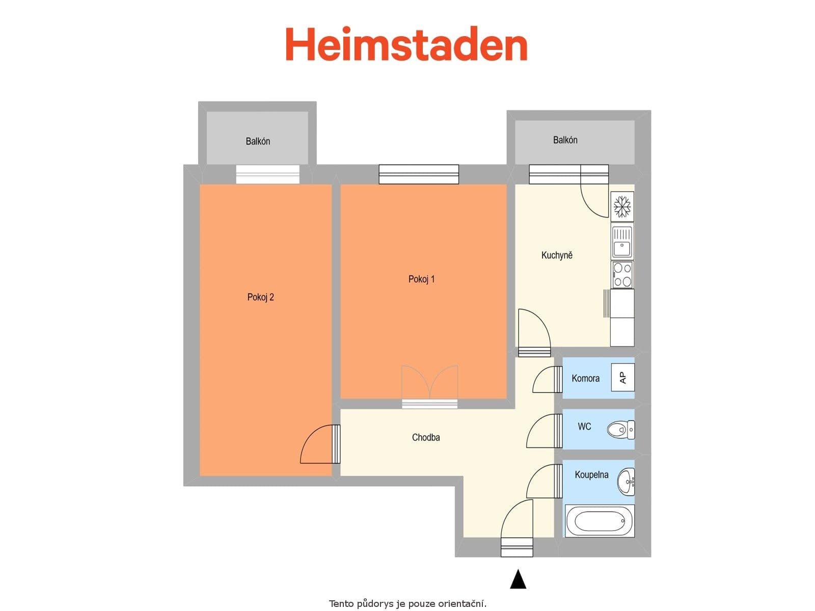 Pronájem bytu 2+1 59 m², Na Nábřeží, Havířov, Moravskoslezský kraj Pronájem bytu 2+1 59 m², Na Nábřeží, Havířov, Moravskoslezský kraj