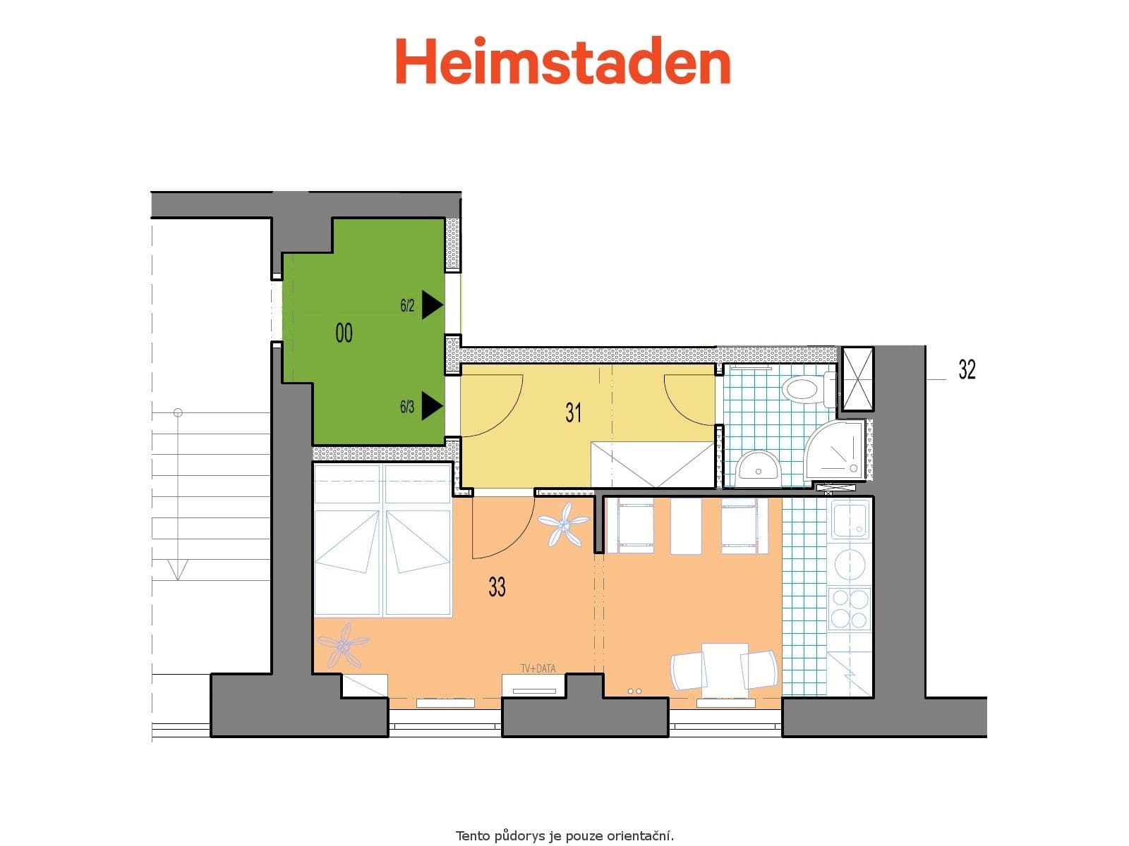 Pronájem bytu 1+kk 23 m², U Stromovky, Havířov, Moravskoslezský kraj Pronájem bytu 1+kk 23 m², U Stromovky, Havířov, Moravskoslezský kraj