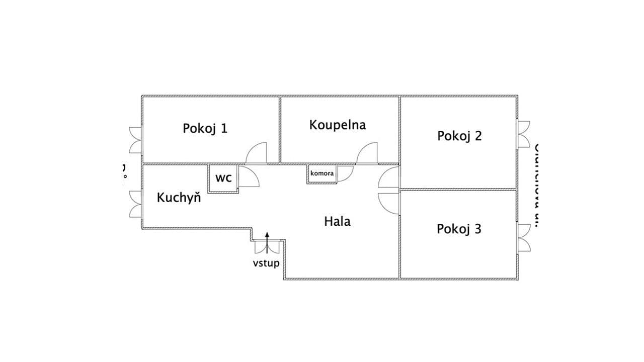 Pronájem bytu 3+1 95 m², Oldřichova, Praha, Praha Pronájem bytu 3+1 95 m², Oldřichova, Praha, Praha