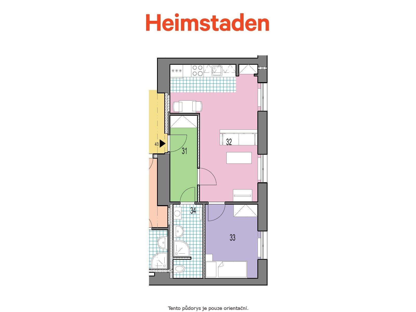 Pronájem bytu 2+kk 40 m², U Bažantnice, Karviná, Moravskoslezský kraj Pronájem bytu 2+kk 40 m², U Bažantnice, Karviná, Moravskoslezský kraj