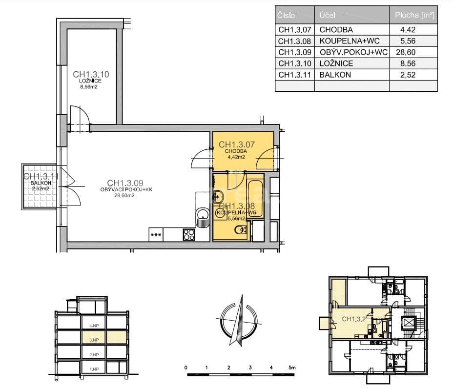 Pronájem bytu 2+kk 50 m², Za Lidkou, Kutná Hora, Středočeský kraj Pronájem bytu 2+kk 50 m², Za Lidkou, Kutná Hora, Středočeský kraj