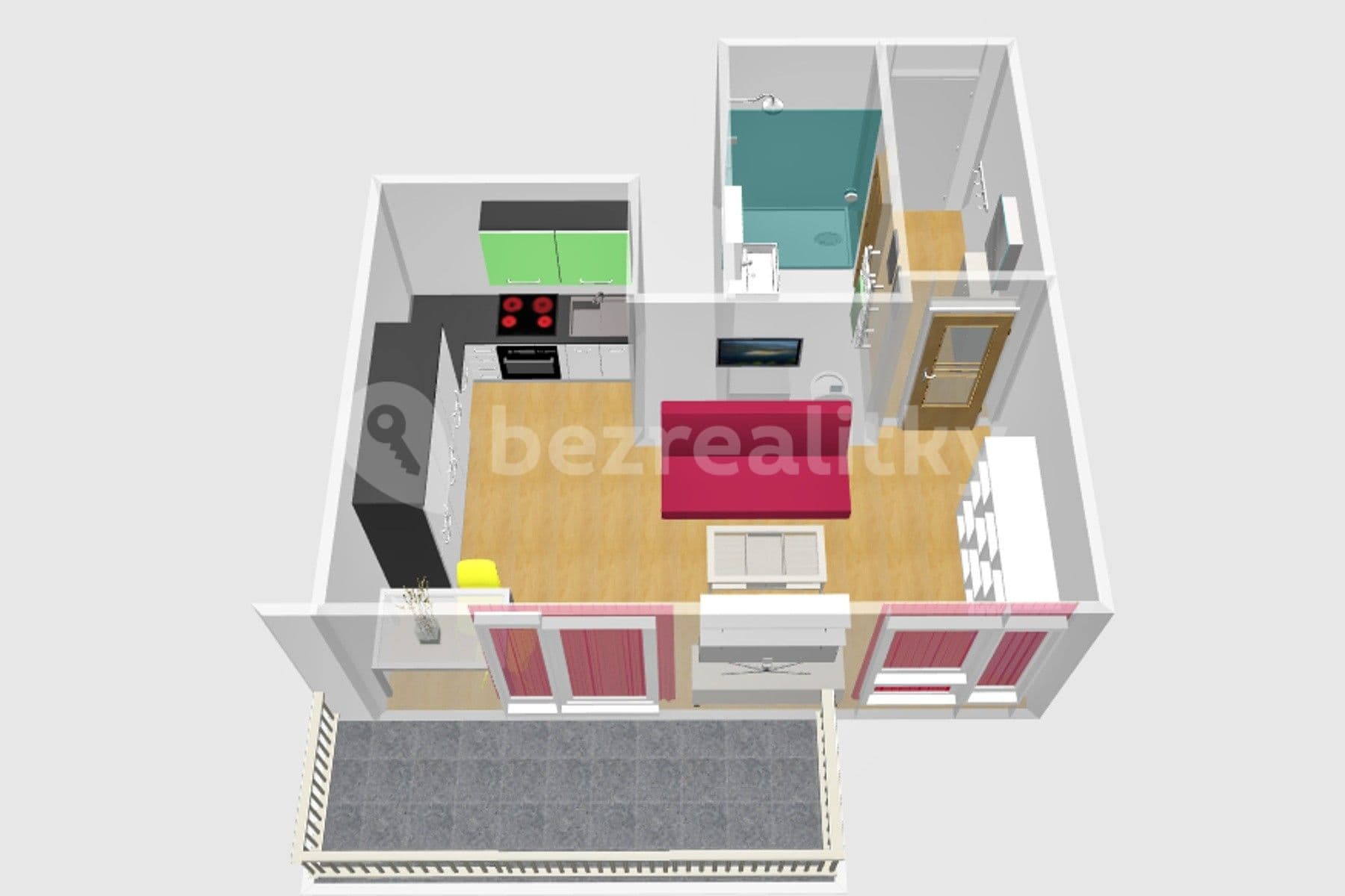 Pronájem bytu 1+kk 36 m², U Vodojemu, Brandýs nad Labem-Stará Boleslav, Středočeský kraj Pronájem bytu 1+kk 36 m², U Vodojemu, Brandýs nad Labem-Stará Boleslav, Středočeský kraj