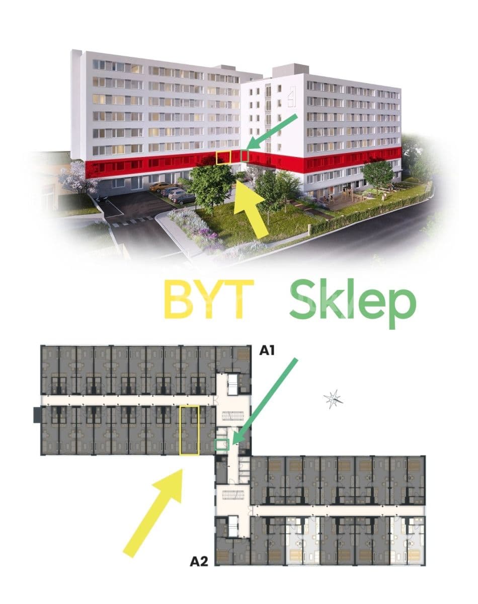 Pronájem bytu 1+kk 25 m², Čenětická, Praha, Praha Pronájem bytu 1+kk 25 m², Čenětická, Praha, Praha