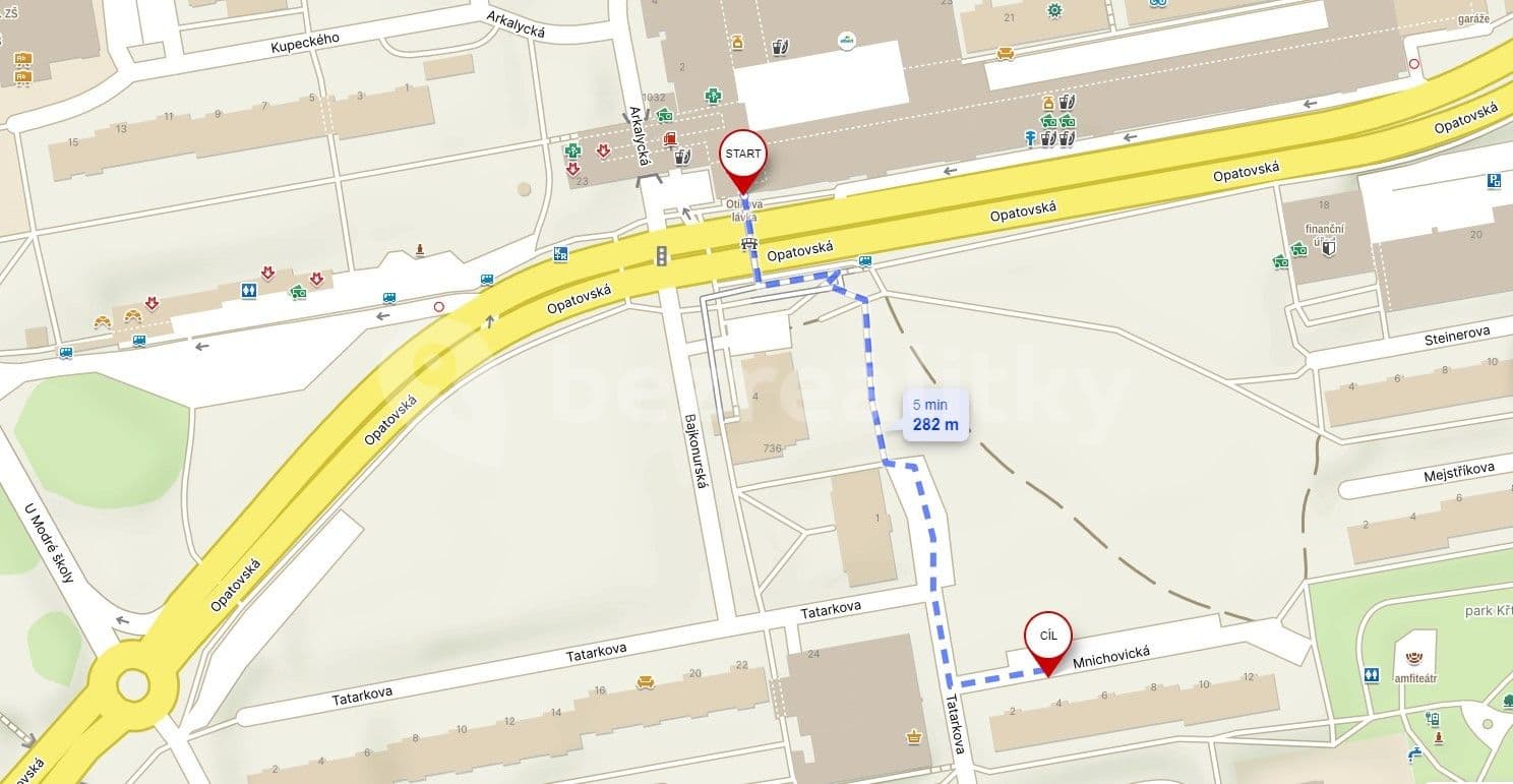 Pronájem bytu 2+kk 41 m², Mnichovická, Praha, Praha Pronájem bytu 2+kk 41 m², Mnichovická, Praha, Praha