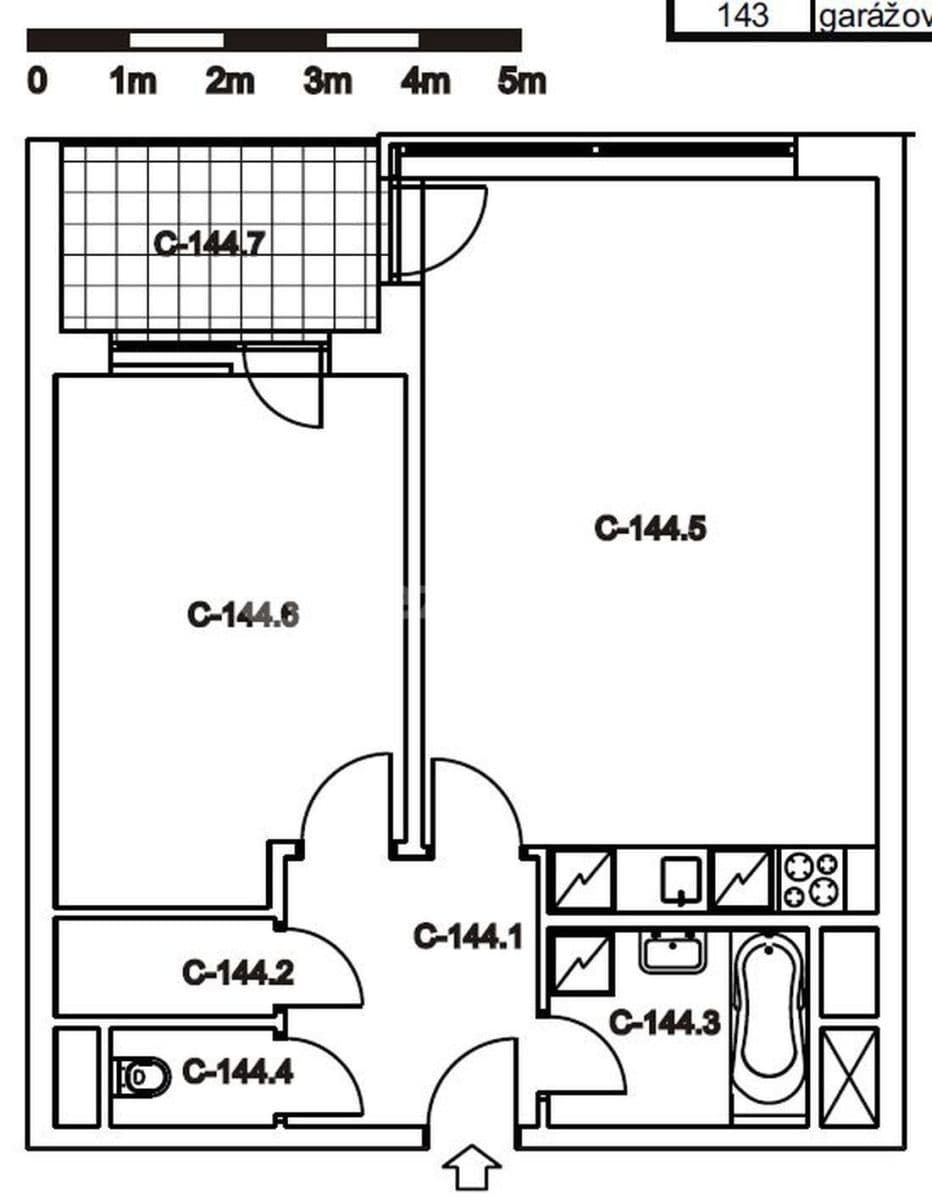Pronájem bytu 2+kk 59 m², Chlebovická, Praha, Praha Pronájem bytu 2+kk 59 m², Chlebovická, Praha, Praha
