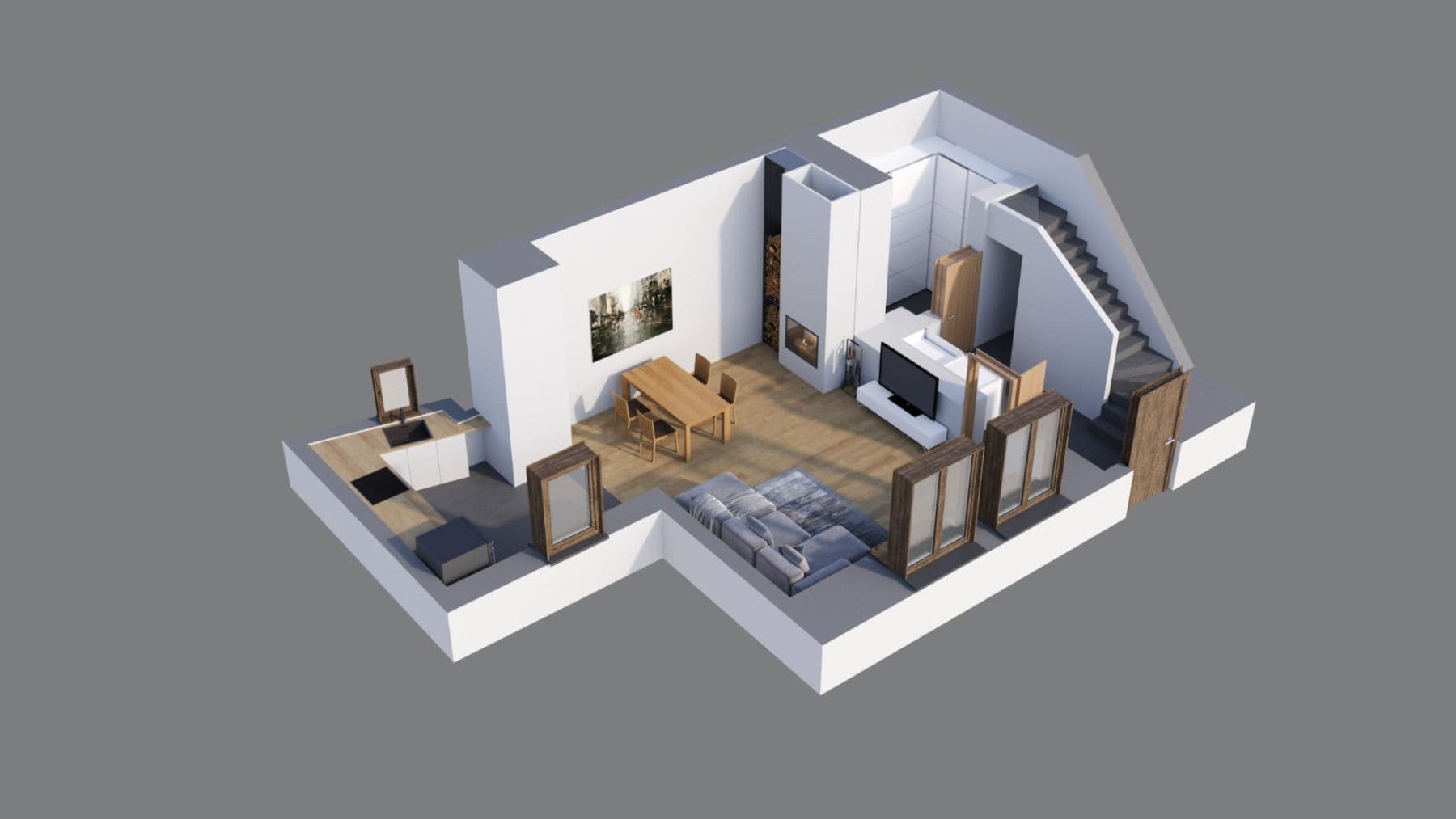 Prodej domu 79 m², pozemek 65 m², Krhanice, Středočeský kraj Prodej domu 79 m², pozemek 65 m², Krhanice, Středočeský kraj