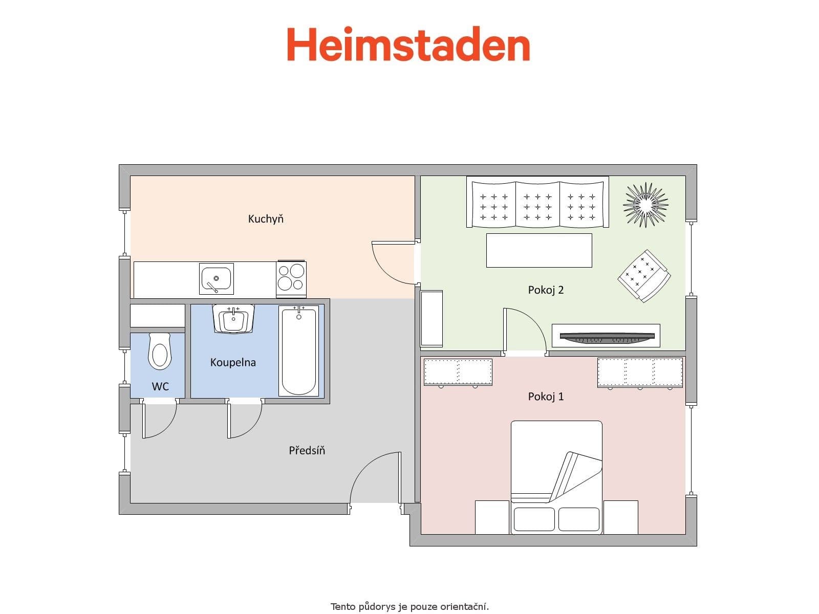 Pronájem bytu 2+1 54 m², Fučíkova, Karviná, Moravskoslezský kraj Pronájem bytu 2+1 54 m², Fučíkova, Karviná, Moravskoslezský kraj