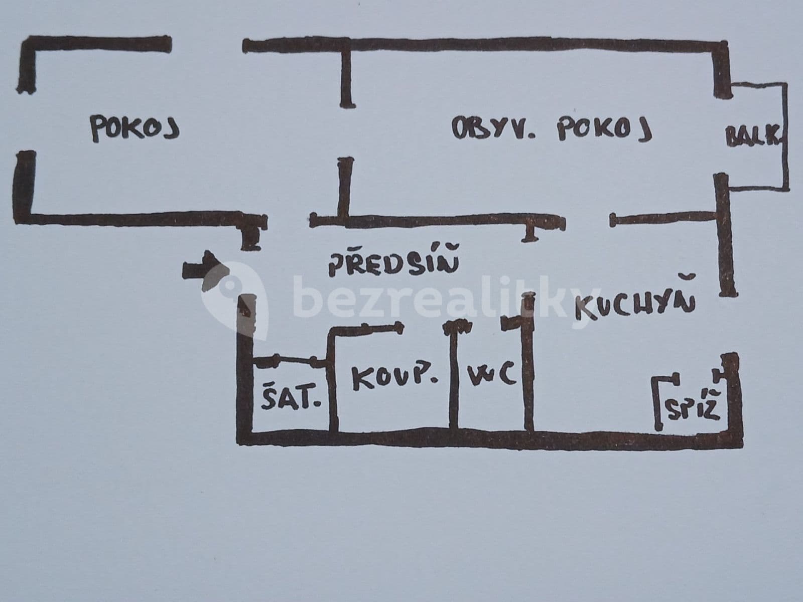 Pronájem bytu 2+1 58 m², Palackého třída, Pardubice, Pardubický kraj Pronájem bytu 2+1 58 m², Palackého třída, Pardubice, Pardubický kraj