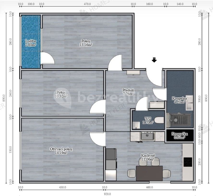 Pronájem bytu 3+1 68 m², Na Křivině, Praha, Praha Pronájem bytu 3+1 68 m², Na Křivině, Praha, Praha