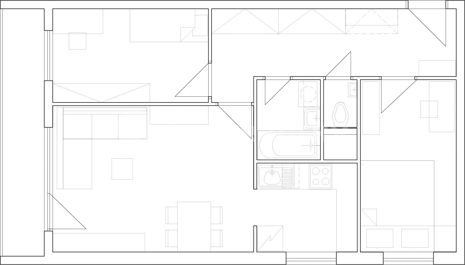 Pronájem bytu 3+kk 58 m², Záveská, Praha, Praha Pronájem bytu 3+kk 58 m², Záveská, Praha, Praha