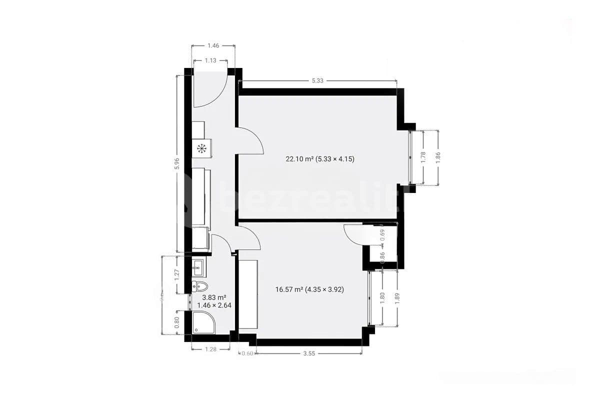 Pronájem bytu 2+kk 52 m², Čajkovského, Praha, Praha Pronájem bytu 2+kk 52 m², Čajkovského, Praha, Praha