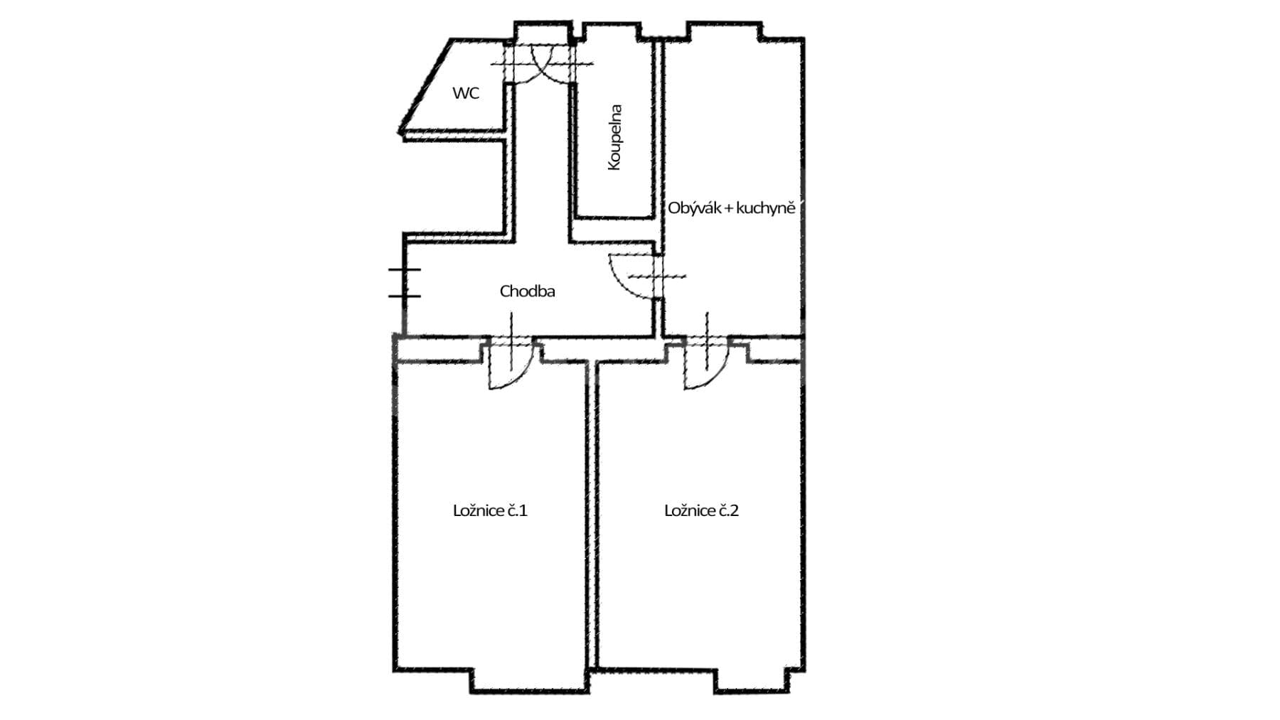 Pronájem bytu 2+1 86 m², Na Hrázi, Praha, Praha Pronájem bytu 2+1 86 m², Na Hrázi, Praha, Praha