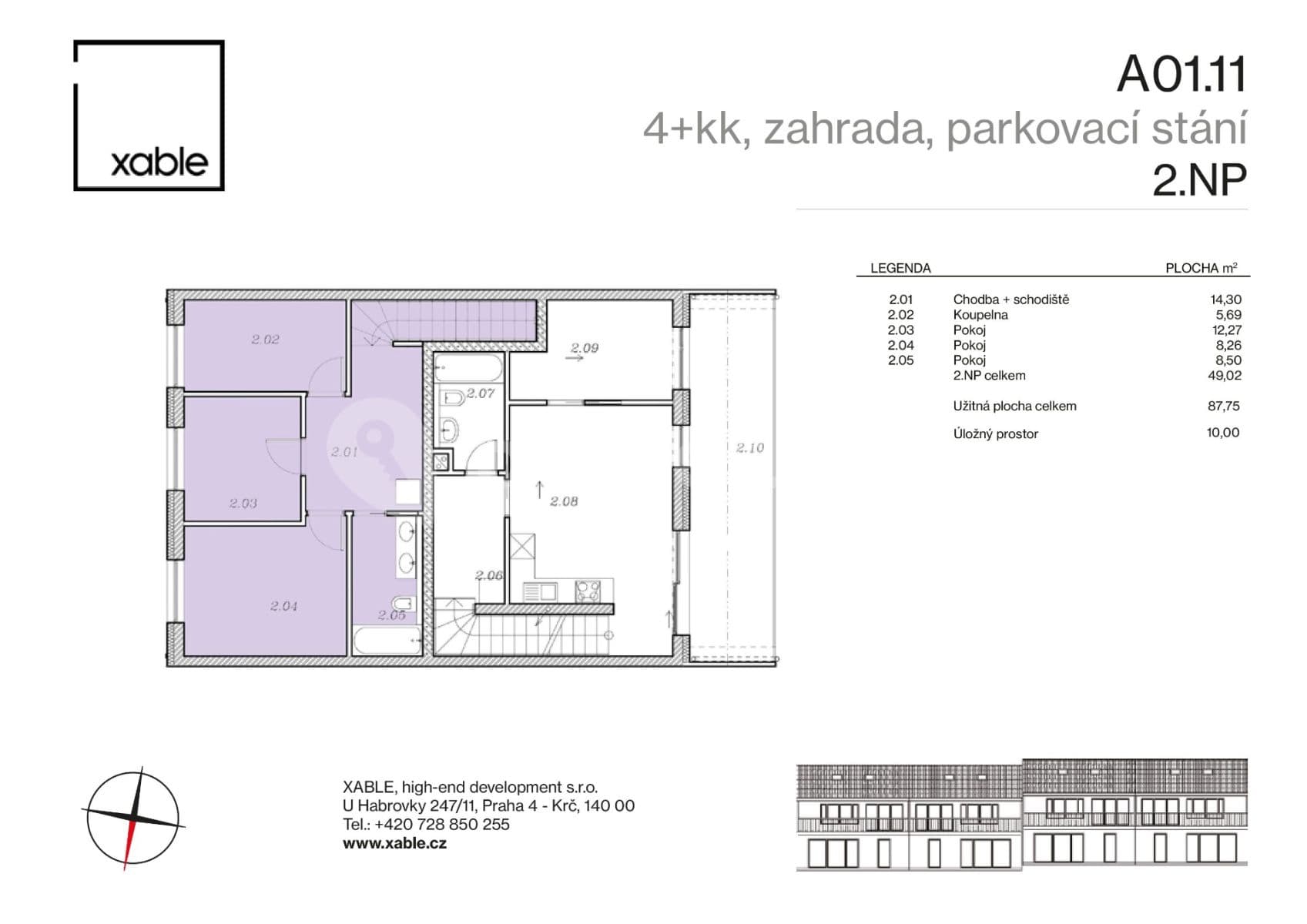 Prodej bytu 4+kk 87 m², Nová, Kouřim, Středočeský kraj Prodej bytu 4+kk 87 m², Nová, Kouřim, Středočeský kraj