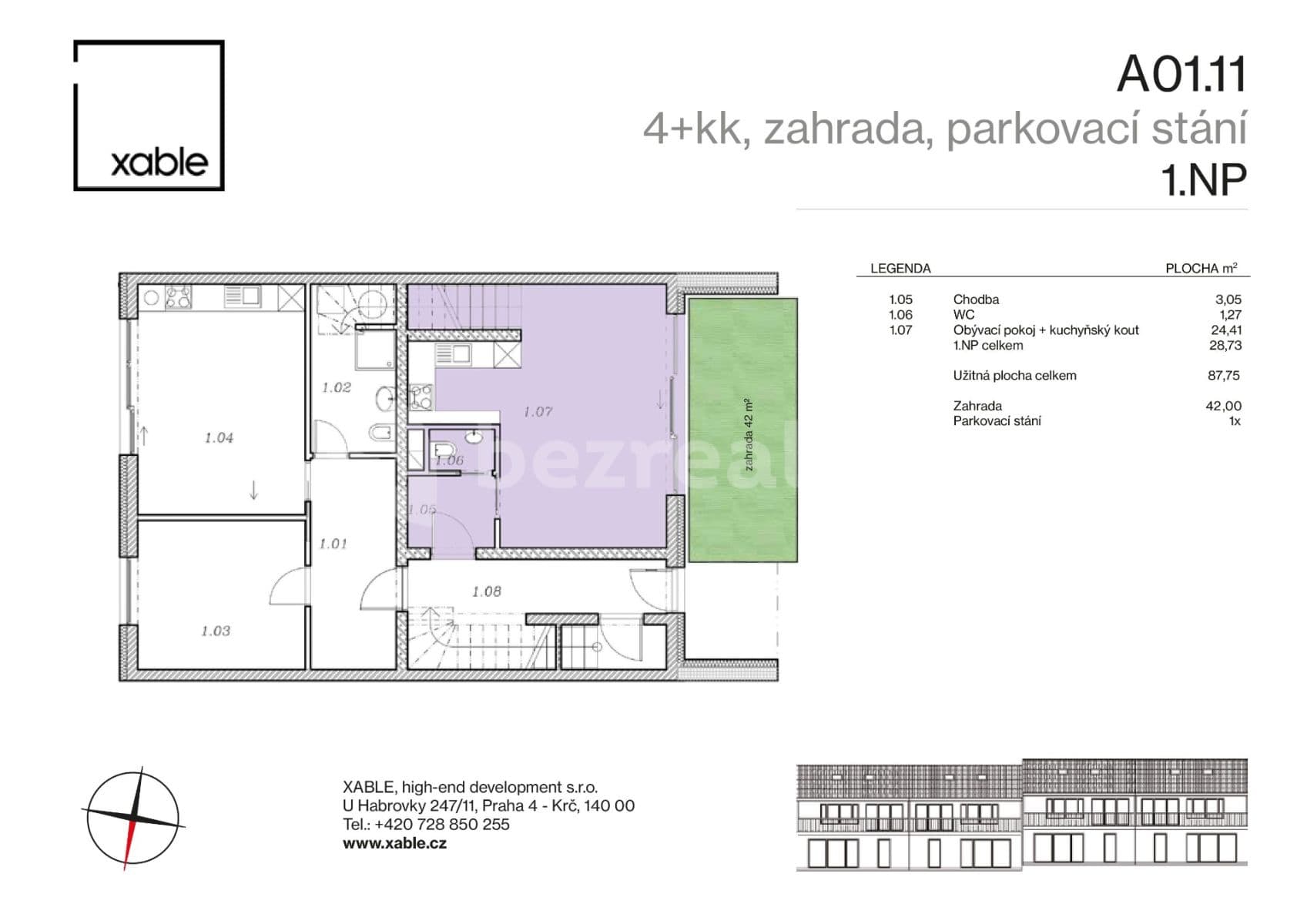 Prodej bytu 4+kk 87 m², Nová, Kouřim, Středočeský kraj Prodej bytu 4+kk 87 m², Nová, Kouřim, Středočeský kraj