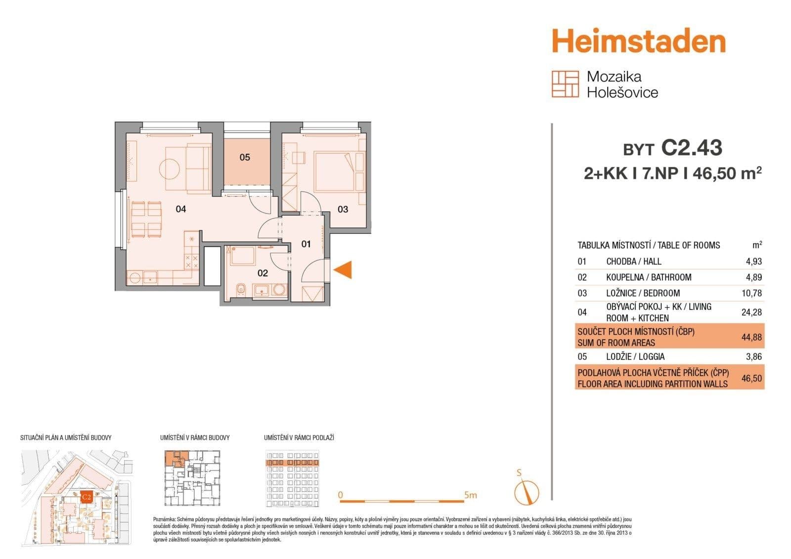Pronájem bytu 2+kk 47 m², U Pergamenky, Praha, Praha Pronájem bytu 2+kk 47 m², U Pergamenky, Praha, Praha