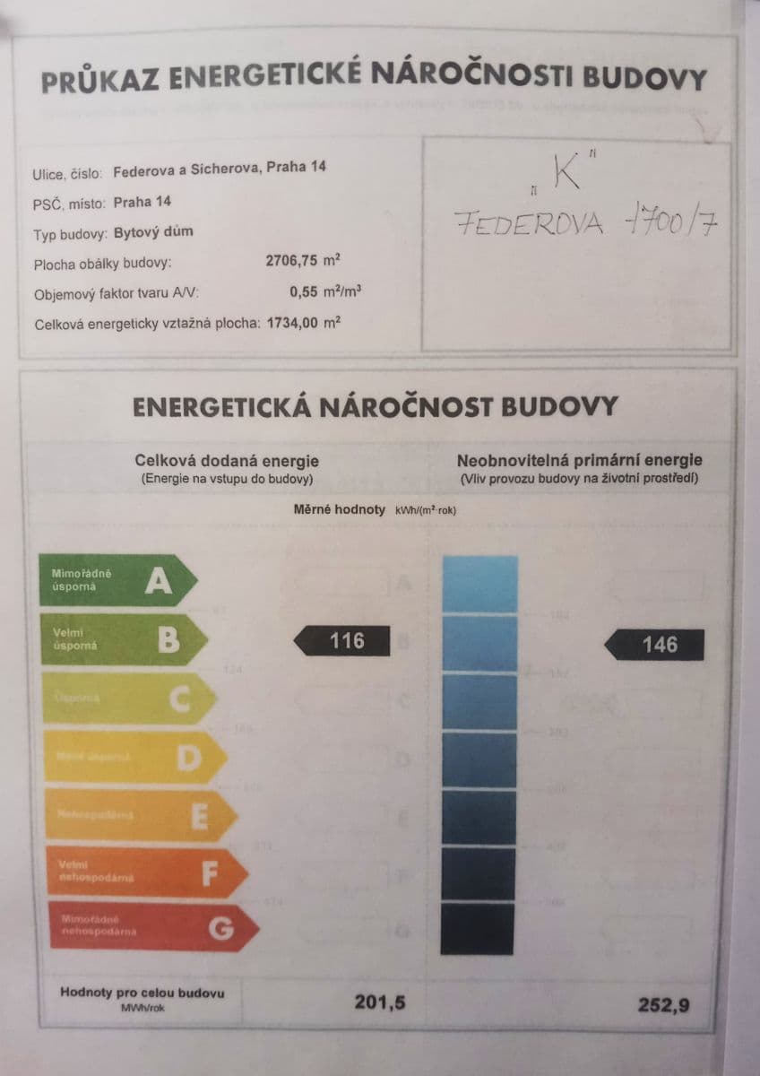 Prodej bytu 2+kk 52 m², Federova, Praha, Praha Prodej bytu 2+kk 52 m², Federova, Praha, Praha