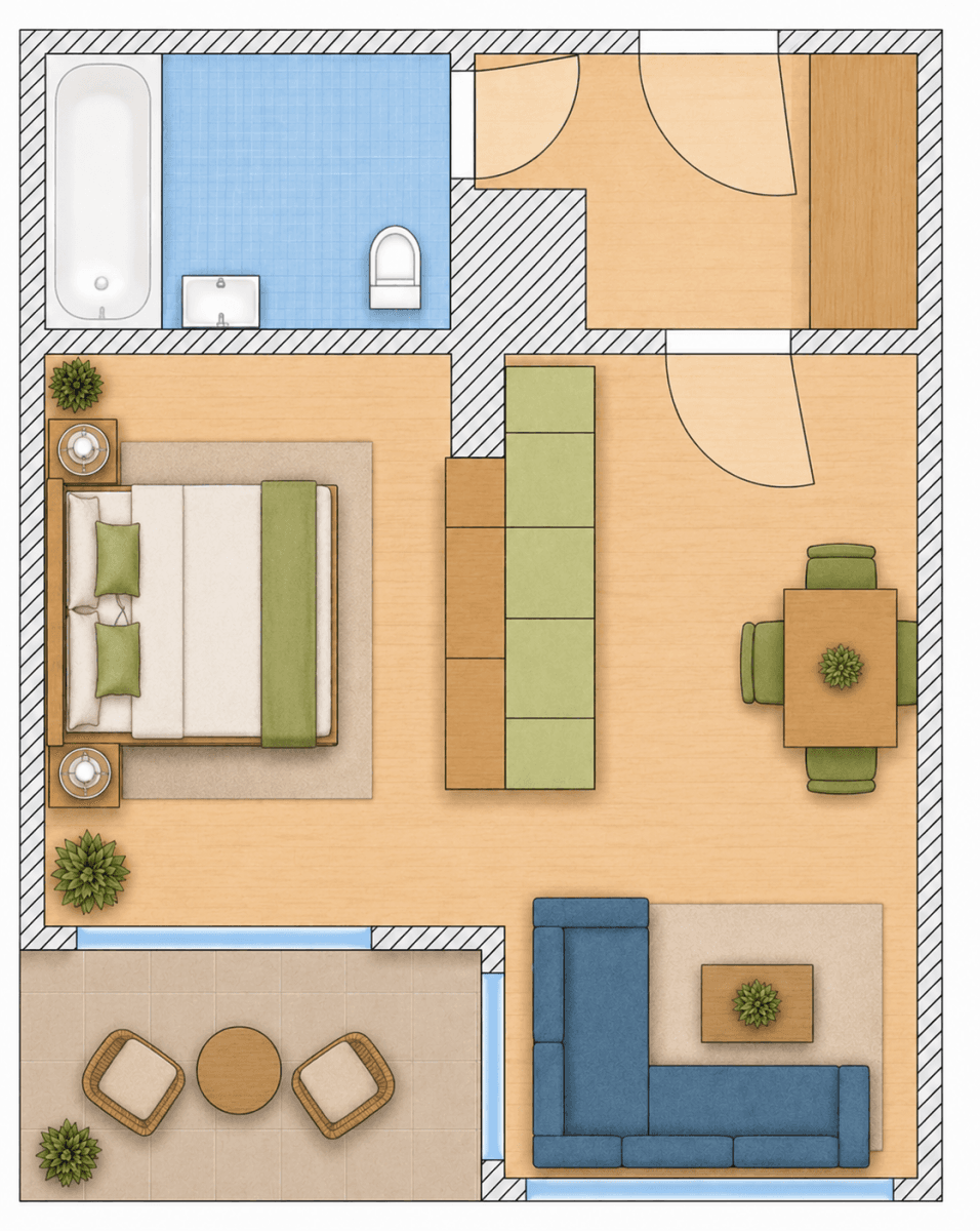 Pronájem bytu 1+kk 35 m², Federova, Praha, Praha Pronájem bytu 1+kk 35 m², Federova, Praha, Praha